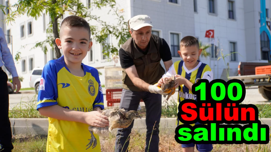100 SÜLÜN DOĞAYA SALINDI