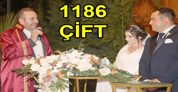 1186 ÇİFT YALOVA DA ‘EVET’ DEDİ