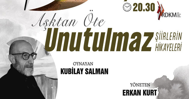 14 Şubatta şiir gecesi yapacak