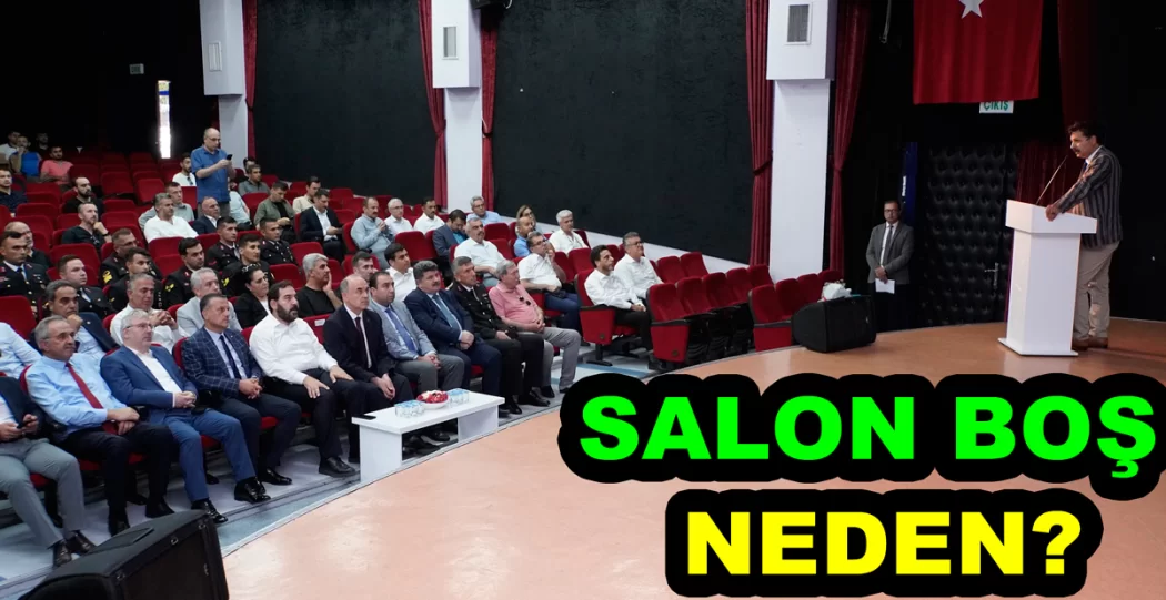15 TEMMUZ KONFERASINDA SALON BOŞ KALDI