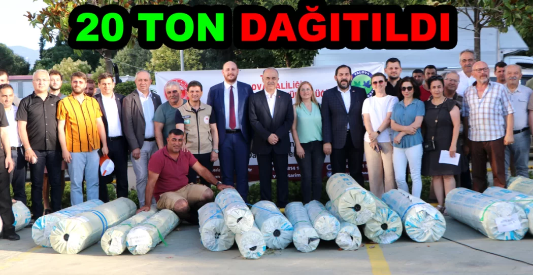 20 TON SERA ÖRTÜSÜ DAĞITILDI
