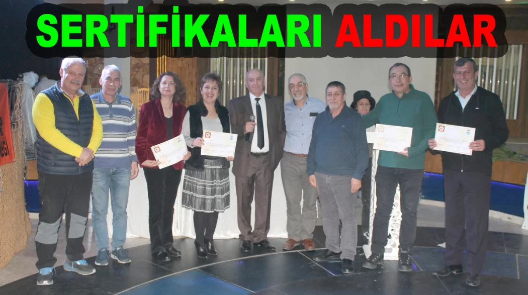 200 kişiye Afet sertifikası verildi