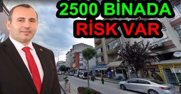 ​2500 BİNADA DEPREM RİSKİ VAR