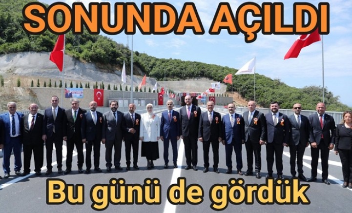 28 YIL SONRA YALOVA-ARMUTLU YOLU AÇILDI