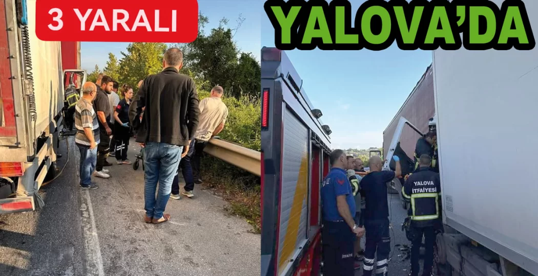 3 KİŞİ KAZADA YARALANDI