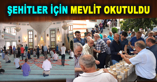 30 AĞUSTOS KAHRAMANLARI İÇİN MEVLİT OKUTULDU