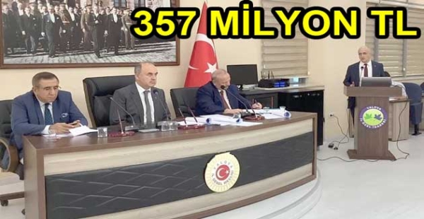 357 MİLYON TL HARCAMA YAPTIK