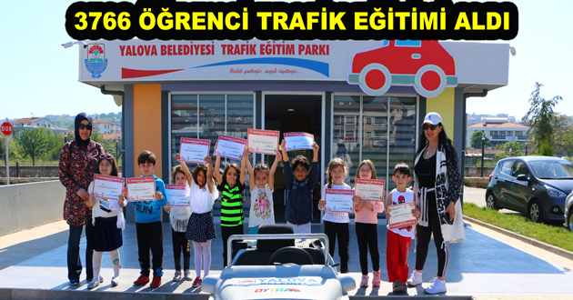 3766 ÖĞRENCİ TRAFİK EĞİTİMİ ALDI