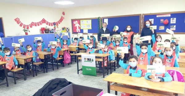 384 ÖĞRENCİYE ROZET DAĞITILDI