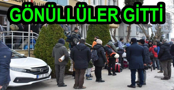 40 ÖĞRETMEN HATAY'A GİTTİ