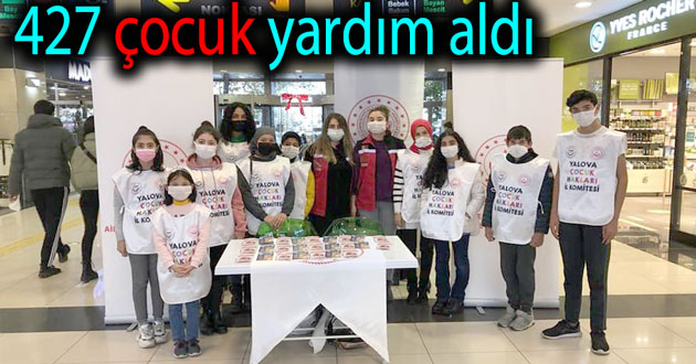 427 çocuğa destek verdik