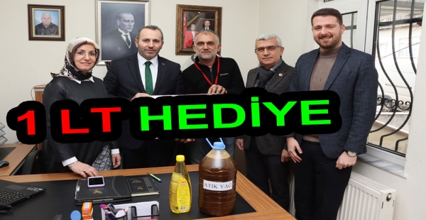 5 LİTRE YAĞ GETİRENE 1 LİTRE HEDİYE