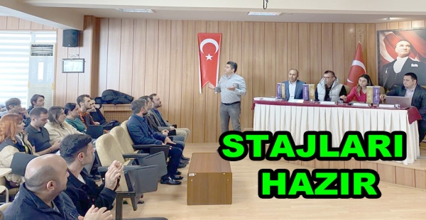 55 ÖĞRENCİ STAJI ŞİMDİDEN KAZANDI