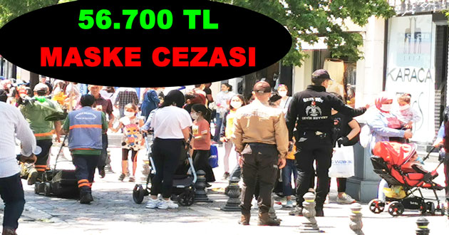 63 kişiye maske cezası kesildi