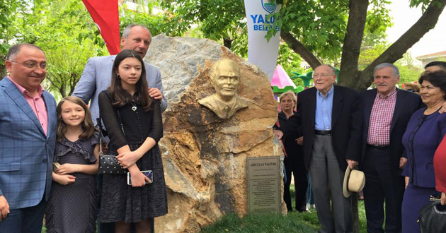 Abdullah Baştürk büstü açıldı
