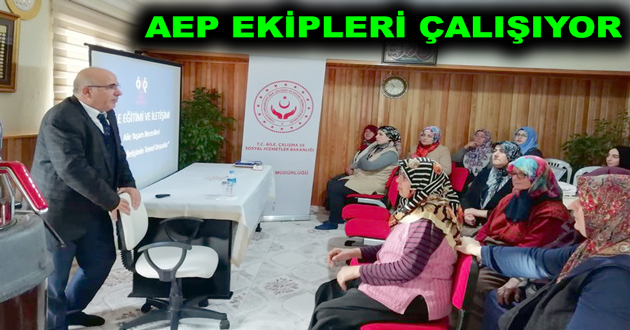 AEP EKİPLERİ ÇALIŞIYOR