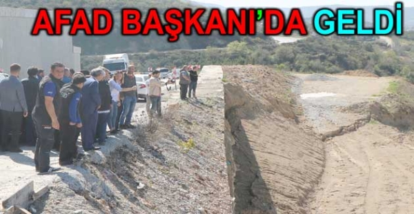 AFAD BAŞKANI ÇINARCIK'A GELDİ
