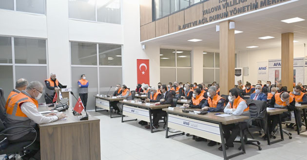 AFAD Olası Depreme karşı toplandılar