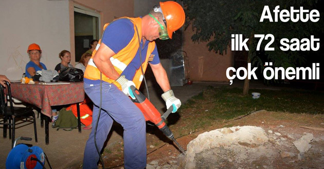 Afette ilk 72 saat çok önemli