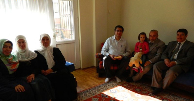 Aile İrşat Bürosundan Suriye'li Aileye Ziyaret