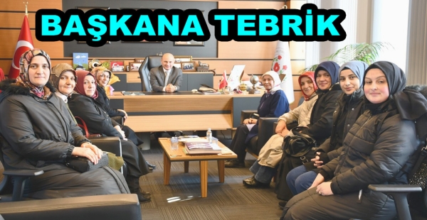 AK KADINLARDAN BAŞKANA TEBRİK