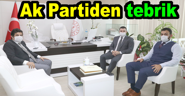 Ak Parden Müdür Yeniyol'a tebrik