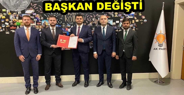 AK PARTİ BAŞKANI DEĞİŞTİ