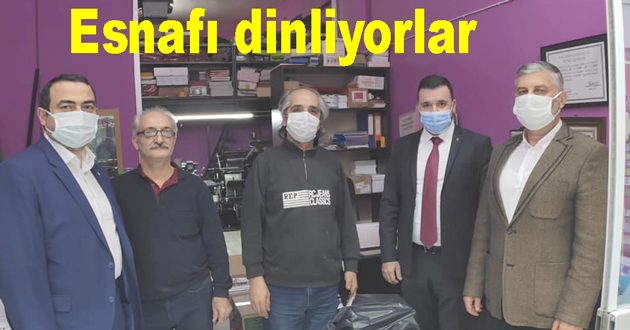 Ak Parti esnafı dinliyor