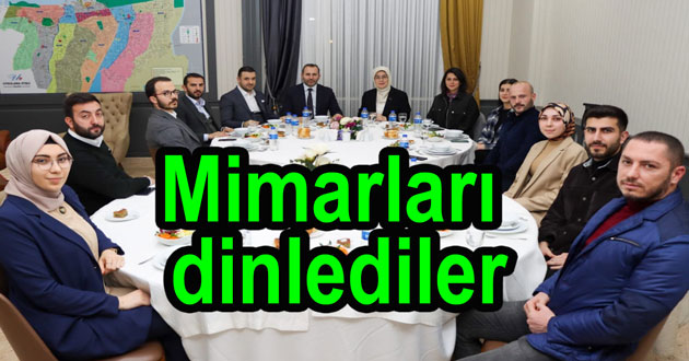 Ak Parti Mimarları dinledi