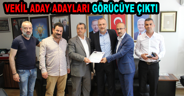 AK PARTİ YALOVA VEKİL ADAY ADAYLARI GÖRÜCÜYE ÇIKTI
