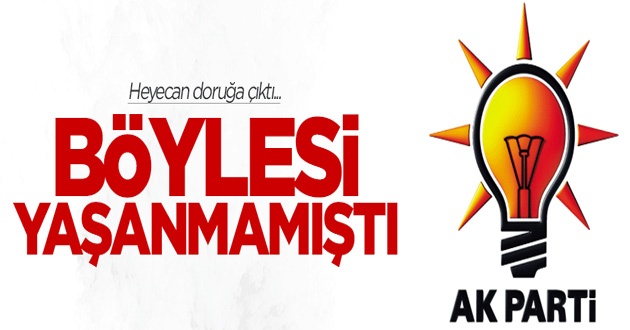 AK Parti'de Böylesi Yaşanmamıştı. Aday Listesi...