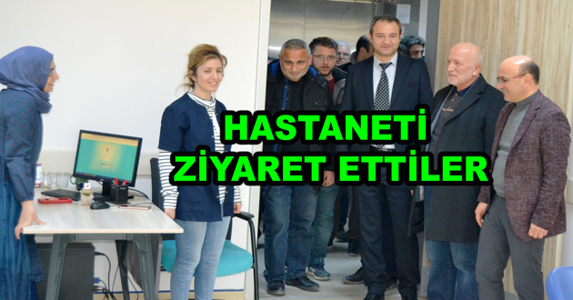AK Partililerden hastane ziyareti