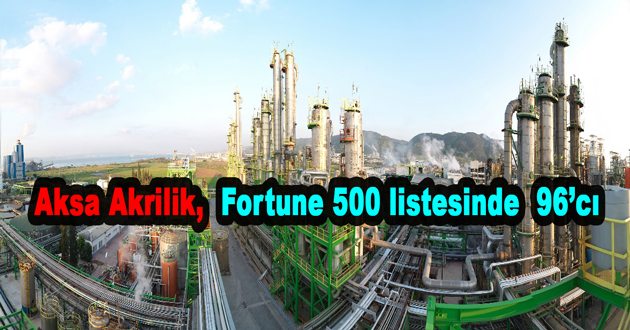 Aksa Akrilik, Fortune 500 listesinde 96’cı