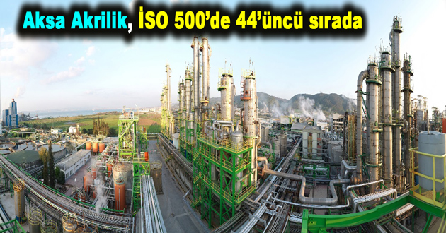 Aksa Akrilik, İSO 500’de 44’üncü sırada