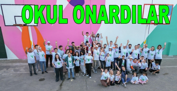 AKSA İYİLİK TAKIMI OKUL ONARDI