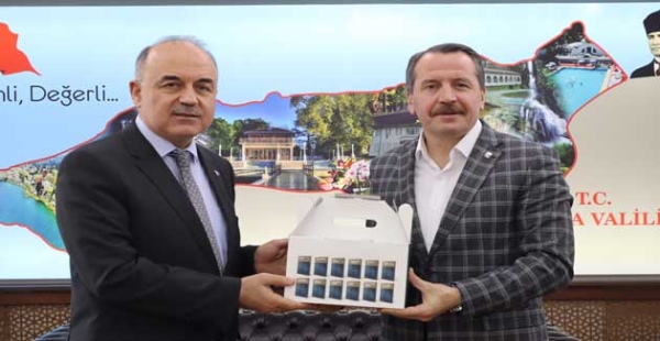 ALİ YALÇIN VALİ İLE GÖRÜŞTÜ