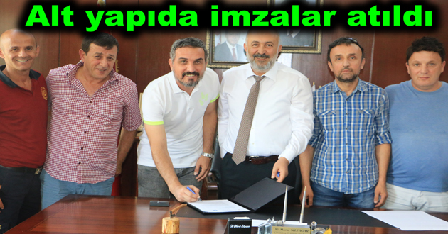 Alt yapıda imzalar atıldı