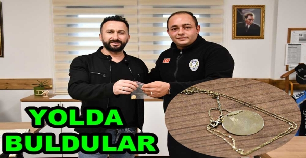 ALTIN KOLYEYİ TESLİM ETTİ