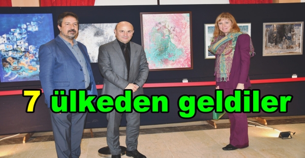 ALTINOVA 4. ULUSLARARASI RESİM SERGİSİ AÇILDI
