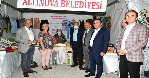 ​Altınova da kültür çadırlarına yoğun ilgi