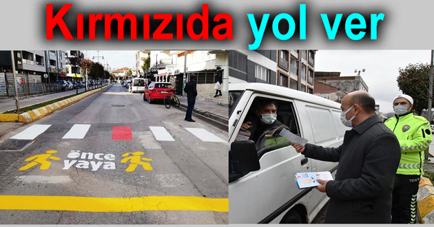 ​Altınova da Öncelik yayaların