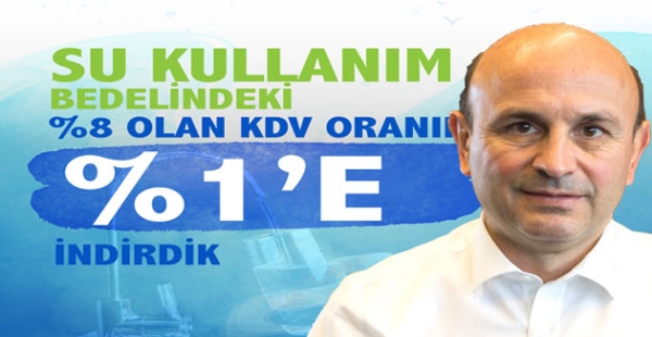 ​Altınova da su fiyatları ucuzladı