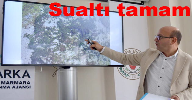Altınova da Sualtı arkeoloji tamam