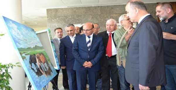 ​ALTINOVA DA ULUSLARARASI RESİM SERGİSİ AÇILIYOR