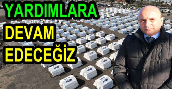 ALTINOVA DEPREMZEDELERİMİZİN YANINDA