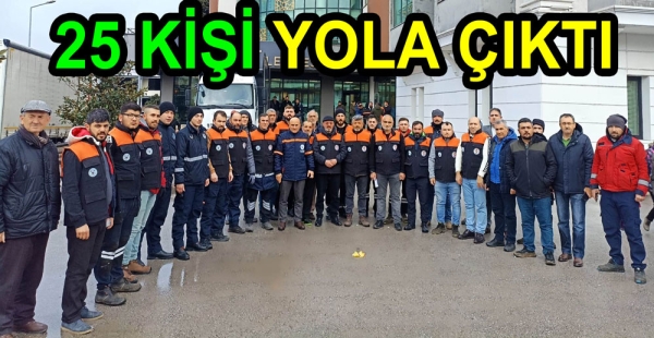 ALTINOVA EKİBİ, TAM DONANIMLA HATAY’A GİTTİ