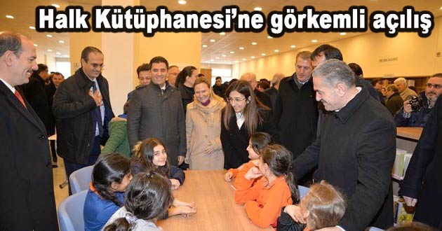 Altınova Halk Kütüphanesine görkemli açılış