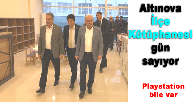 Altınova İlçe Kütüphanesi gün sayıyor