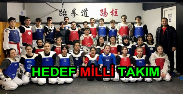 ALTINOVA TEKVANDO TAKIMI ÇALIŞIYOR