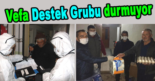 Altınova Vefa Destek Grubu durmuyor
